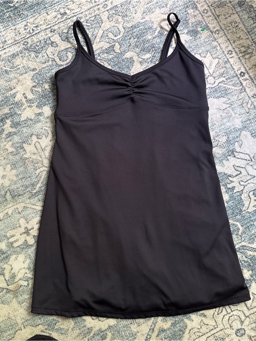 Aeropostale Black Ruched V-Neck Cami